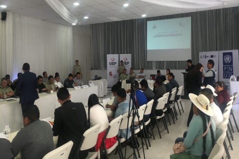 UNDP Bolivia elections Mauro Calvo